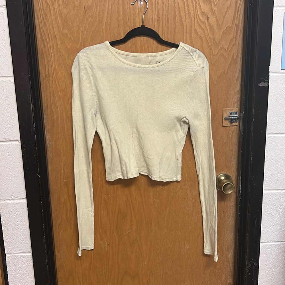 Pastel Yellow Pacsun Basic Long Sleeve